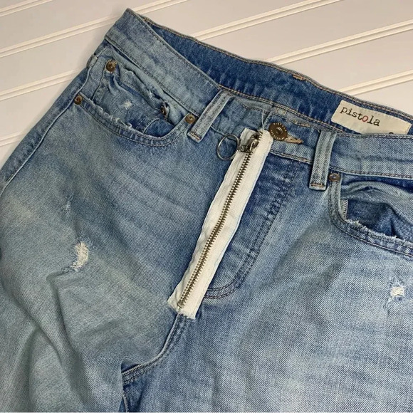 Pistola Nico High-Rise Exposed Zip Skinny Jeans in Lexington Lux - Picture 8 of 9